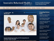 Tablet Screenshot of innovativebehavioral.com